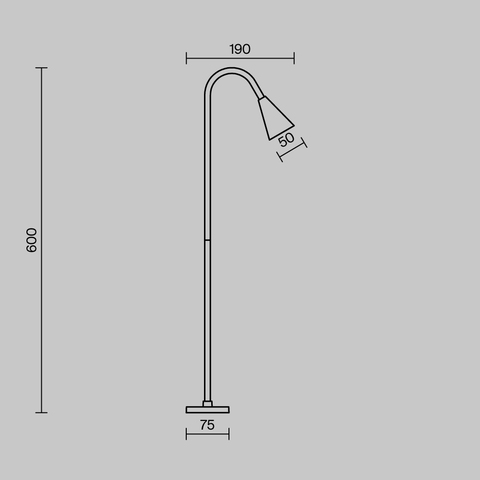Ландшафтный светодиодный светильник Maytoni Barb O531FL-L3B3K