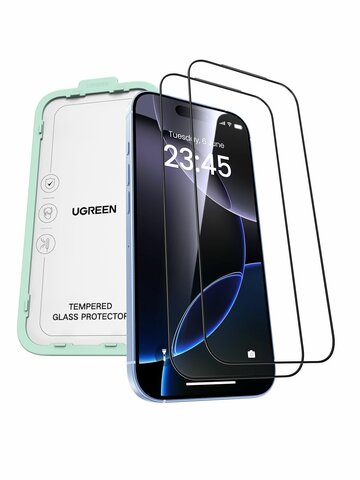 Защитное стекло UGREEN SP1145 (95447) Tempered Glass iPhone 17 Air 6,5'' 2-Pack Transparent