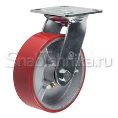 Большегрузная поворотная колесная опора SCp 125 (полиуретан)