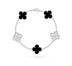 Винтажный браслет Van Cleef & Arpels Alhambra, 5 мотивов