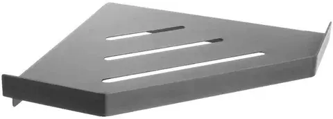 Полка угловая одноэтажная Fixsen Hi-Tech графит FX-841F