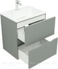 Aquanet 332521 Тумба с раковиной Джейн 60 цв.мисти грин (раковина Фортуна) (332521)