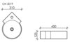 Ceramica Nova Element CN5019 Умывальник подвесной угловой, 31x41, цвет: белый