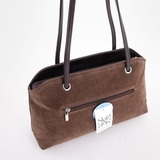 Сумка Саломея 620 эко-замша шоколад