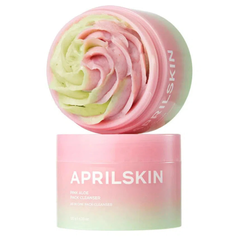 Маска-пенка для умывания с розовым алоэ APRILSKIN Pink Aloe Pack Cleanser 120 гр