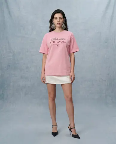 Футболка Аморе ПУДРА