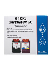 Комплект картриджей MyInk 123XL (F6V19AE/F6V18AE black+color) для принтера HP DeskJet 2130