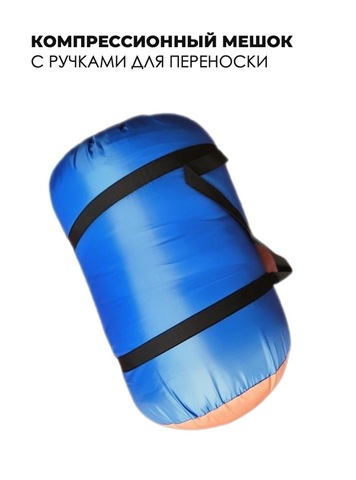 Картинка спальник Skully  blue - 6