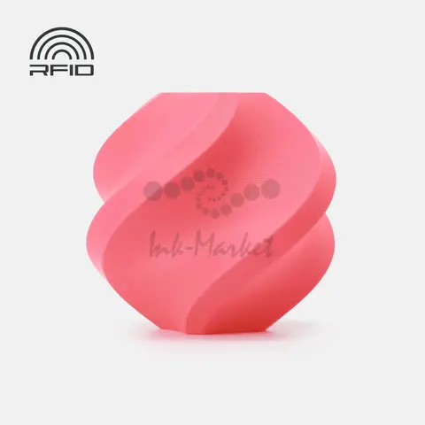 Пластик для 3D-печати Bambu Lab PLA Basic, 1.75 мм, 1 кг, розовый, на катушке, A00-P1-1.75-1000-SPL