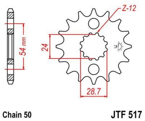 Звезда ведущая JTF517 18