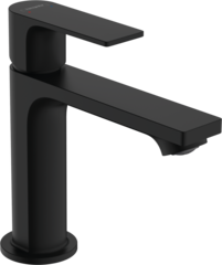 Смеситель для раковины 110, с донным клапаном, черный Hansgrohe Rebris E 72557670