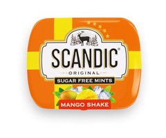Конфеты Scandic - Манго (шоу-бокс 18 шт.)