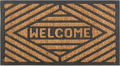 Коврик кокосовый "Добро пожаловать (ромб)" 40х60 см