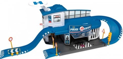 Игровой набор Majorette Парковка полицейская станция Creatix + 1 машинка 2050012