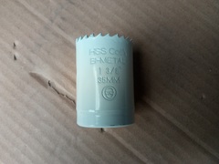 Коронка по металлу 35,0x38мм Bi-Metall HSSE-Co8(M42) 6,35tpi(4мм) Ruko 126035