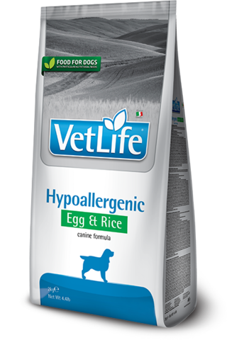 Farmina Vet Life Hypoallergenic при аллергии, собаки, сухой, яйцо рис (12 кг)
