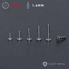 Лабрет Universal 1.6мм - Резьба 0.9мм