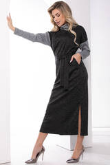 Платье "Мишель" (грей/блэк) П7985 LT Collection