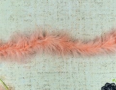 Боа "Пух марабу", дл. 1,8 м., 10 гр, розово-персиковый