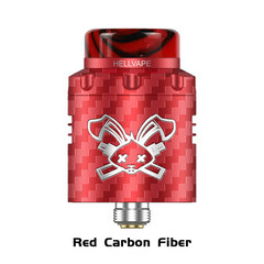 Дрипка Hellvape Dead Rabbit 3 RDA - Red Carbon Fiber