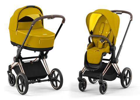 Детская коляска Cybex Priam IV 2 в 1 Mustard Yellow