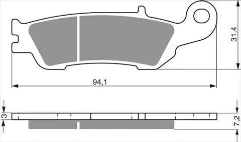 Тормозные колодки дисковые 248 S33