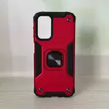 Противоударный чехол Strong Armour Case с кольцом для Samsung Galaxy A14 4G (Красный)