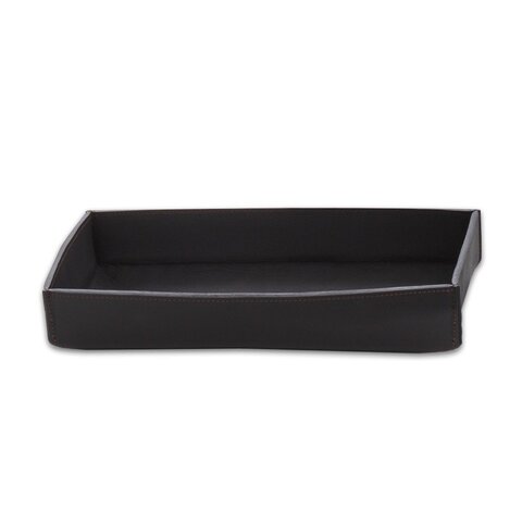 Decor Walther 0938490 Decor Walther NAPPA TAB S Лоток,  натуральная кожа, цвет Черно-коричневый