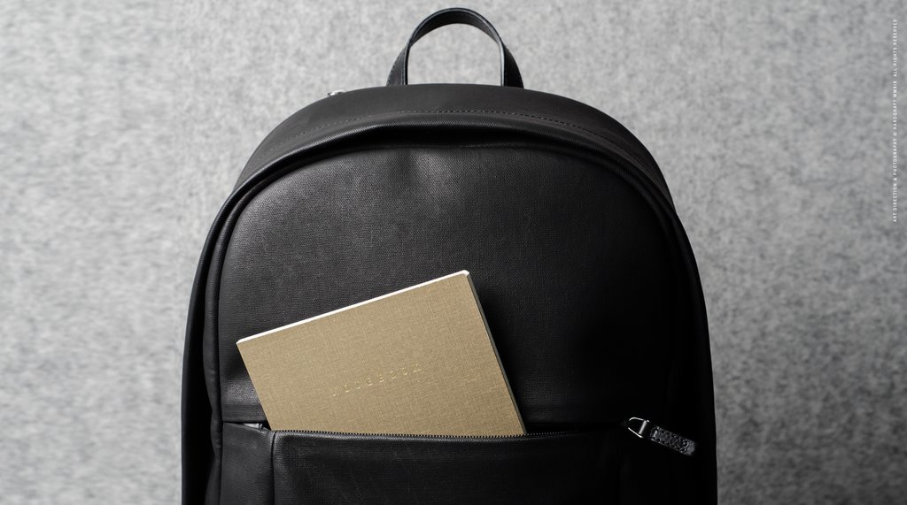 Hard Graft Well-Rounded Backpack Black Coated — рюкзак