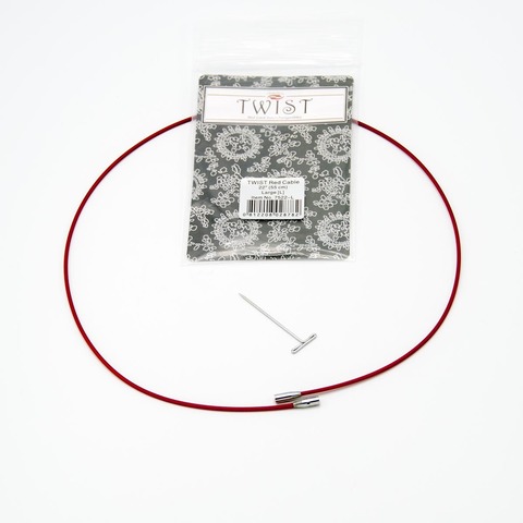 Леска Twist red cable, ChiaoGoo