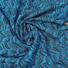 Ткань трикотаж Missoni  темно-зеленый цвет 3141