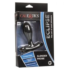 Черная вибропробка Eclipse Slender Probe - 9,5 см. - 