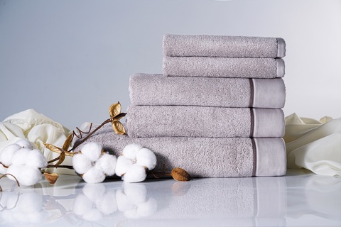 Набор полотенец 3шт Claire Batiste Atelier Brise серый