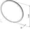 Aquanet 304265 Зеркало Оптима D 600 LED (304265)