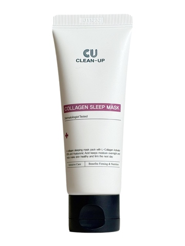 Ночная Лифтинг Маска с Коллагеном и Пептидами CU CLEAN-UP Collagen Sleep Mask