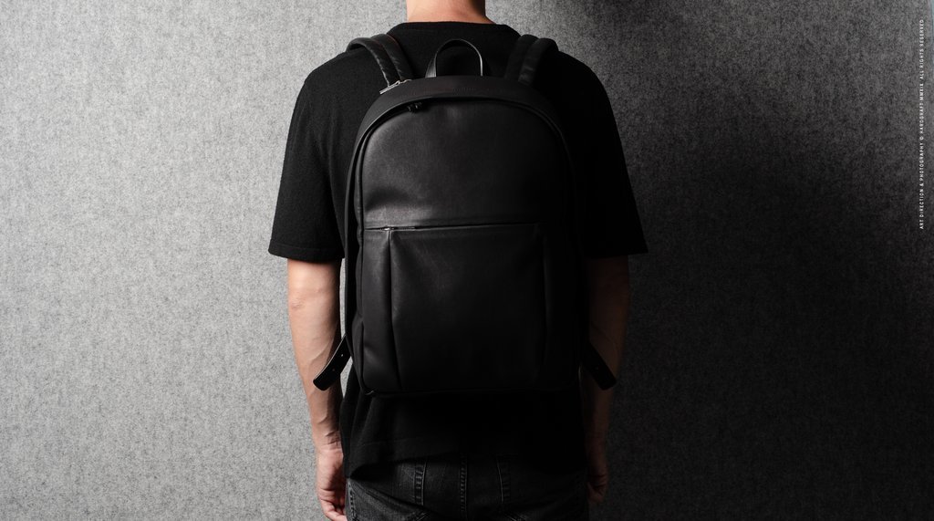 Hard Graft Well-Rounded Backpack Black Coated — рюкзак