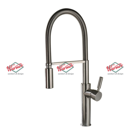 Смеситель для кухни Warmer Brushed Chrome Line KPV-0222