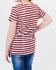 Купить детскую футболку-тельняшку - Магазин тельняшек.ру 8-800-700-93-18Футболка-тельняшка детская (краповая полоса) в Магазине тельняшек