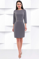 Платье Диана (графит) Brividi (Акция)
