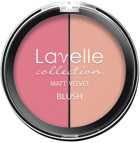 LavelleCollection Румяна Мatt Velvet Blush компактные BL-09 тон 01 розовый