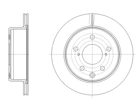 Диск тормозной вентилируемый G-brake  GR-20706