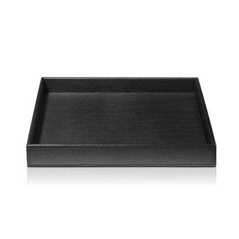 Decor Walther 0932460 Decor Walther Brownie Tab Q Лоток универсальный 28x28см, цвет: черная кожа
