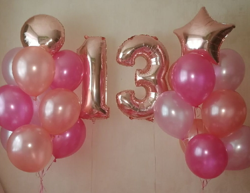 За 13 шаров заплатили 1р10к. Розовые шары. Фонтаны из шаров. Воздушные шары 13 лет. Фонтан с шарами и цифрой.