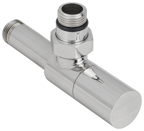 Сунержа 12-1400-1212 Вентиль угловой (цилиндр) G 1/2" НР х G 1/2" НР (Белый)