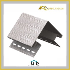 Внешний угол Ю-Пласт ДУБ серебристый 3050мм