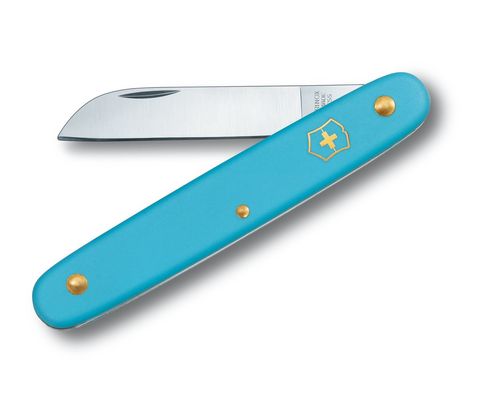 Складной садовый нож Victorinox EcoLine Floral 3.9050.25B1 (Garden / Floral Knife / Felco) цвет голубой - Wenger-Victorinox.Ru