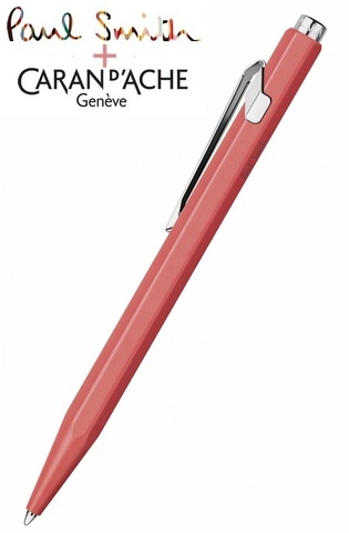 Ручка шариковая Caran d`Ache 849 Paul Smith II SE, Coral Pink (849.082)