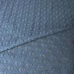 Ткань шитье темно-синее 2117