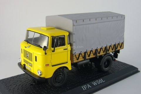 IFA W50L Truck yellow Atlas 1:43