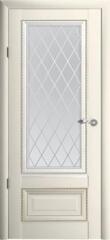 Межкомнатная дверь Версаль 1 / Цвет Ваниль / Стекло "Мателюкс Ромб" / Двери Верда